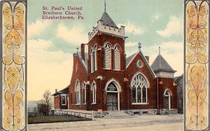 St. Paul's United Brethern Church Elizabethtown, Pennsylvania PA