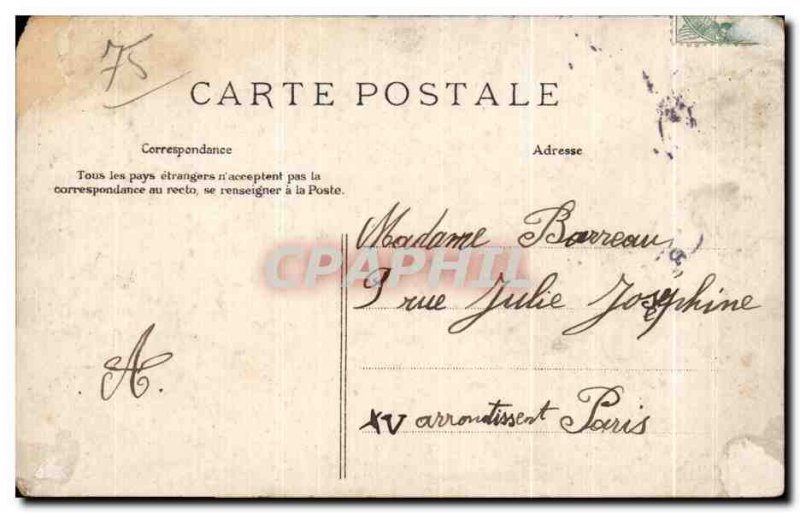 Old Postcard Remembrance Paris Swallows