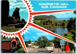 M-44991 Magnetic Hill New Brunswick Hopewell Cape Point Wolfe Fundy National ...