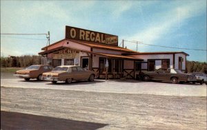 Kedgwick New Brunswick NB O Regal Restaurant Classic Cars Vintage Postcard