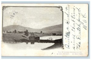 1904 Scene of Mountains and Trees Jamaica New York NY PMC Antique Postcard