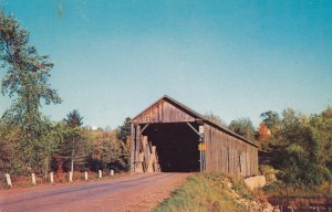 Covered Bridge over Meduxnekeag Stream on Road to Woodstock, Maine