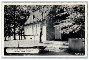 Lancaster Pennsylvania PA Postcard Donegal Church Chapel c1940 Vintage Antique