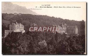 Aix les Bains - Hotels Beau-Site Albion and Bevnaseon - Old Postcard