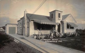 Real Photo Postcard E. Carman Home in Springfield, Missouri~118177