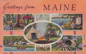 Mulpiples Pic's Greetings From Maine 1946