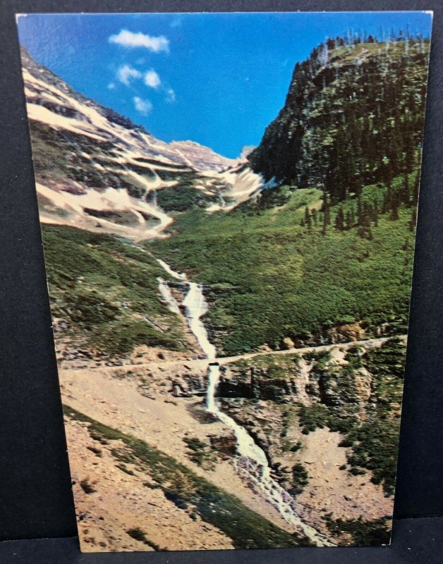 Vintage Postcard Glacier National Park 1960s Logan Pass