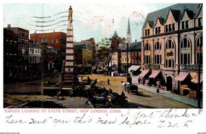 Connecticut  New London ,  Parade looking up State Street