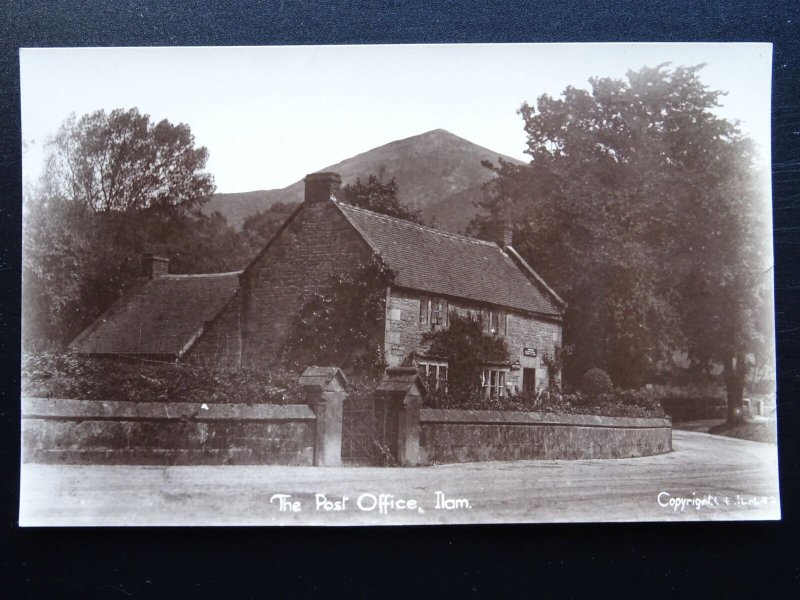 Staffordshire ILAM The Post Office near Ashbourne - Old RP Postcard