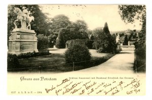 Gruss Aus   Potsdam, Germany.Sanssouci Palace & Friedrich des Grossen