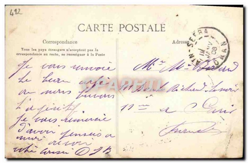 Old Postcard Algeria Cafe Maure