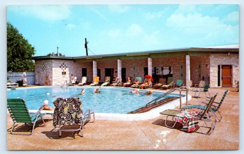 LARGO, Florida FL ~ Pool SHANGRI LA MOBILE HOME PARK c1960s Roadside Postcard