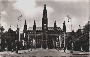 Austria Vienna Wien Rathaus Vintage RPPC C187