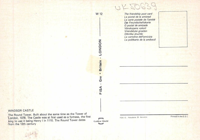 uk50639 windsor castle uk