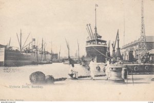 BOMBAY, India, 1900-10s; Victoria Dock