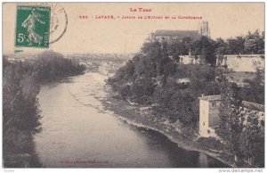 LAVAUR, Jardin de l;Evecne et la Cathedrale, Le Tarn, France, PU-1913