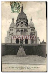 Old Postcard Paris Montmartre The Sacre Coeur