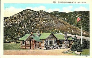 Chipita Lodge Chipita Park Colo. Colorado Vintage Postcard Standard View Card