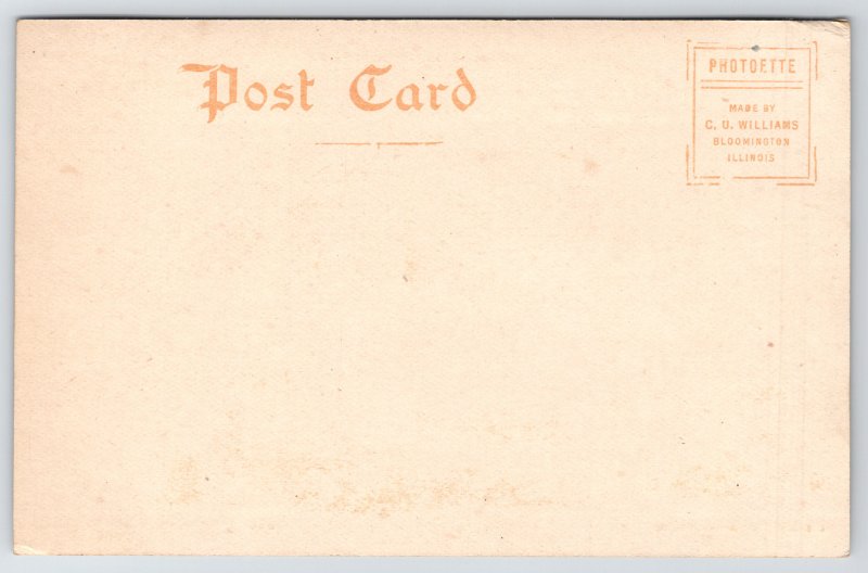 Frankfort Indiana~Carnegie Public Library~Faux Balcony c1910 CU Williams Bluesky