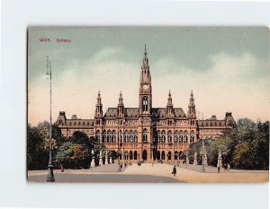 Postcard Rathaus, Vienna, Austria