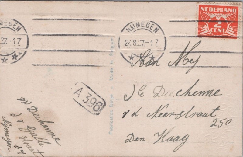 Victorian Men Portrait Colored RPPC B247