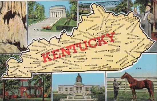 Multi Views With Map Of Kentucky