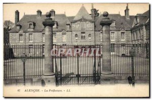 Old Postcard Prefecture Alencon