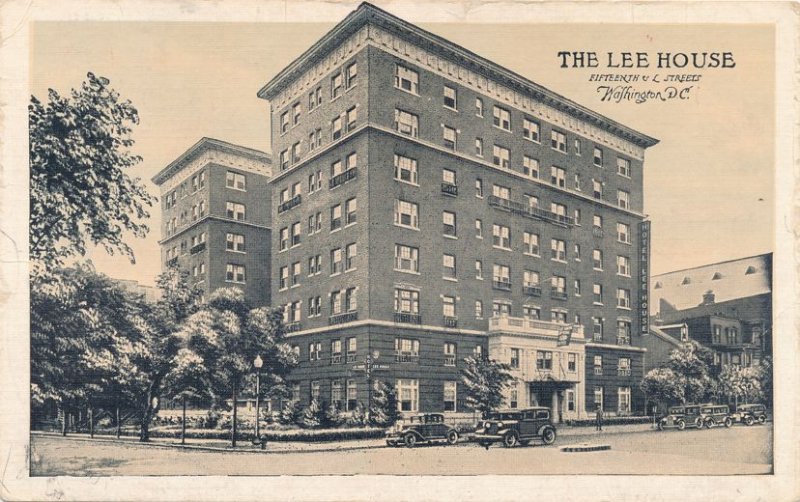 Lee House Hotel, Washington, DC at 15th and L Streets - WB