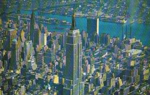 Airview Of Midtown Manhattan New York City New York