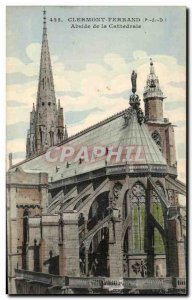 Old Postcard Clermont Ferrand Apse of the Cathedral