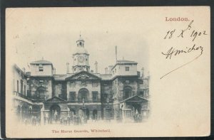 London Postcard - The Horse Guards, Whitehall      T4668