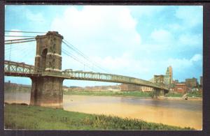 Suspension Bridge Over Ohio River,Cincinnati,OH BIN