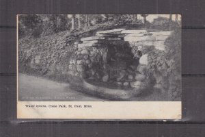 MINNESOTA, St. PAUL, COMO PARK, WATER GROTTO, 1910 ppc., used New South Wales.