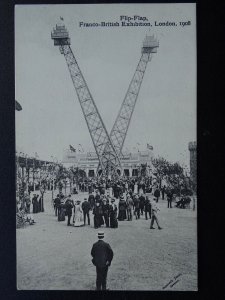 London FRANCO BRITISH EXHIBITION The FLIP FLAP c1908 Official Postcard