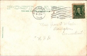 Longfellow Birthplace Portland Maine Landmark UDB Cancel WOB WOF Postcard 
