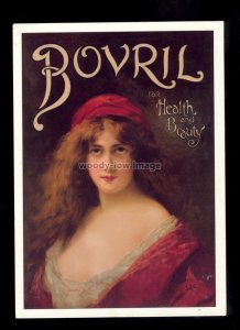 ad3897 - Bovril for Health & Beauty, Lovely Lady in Red - Modern Advert postcard