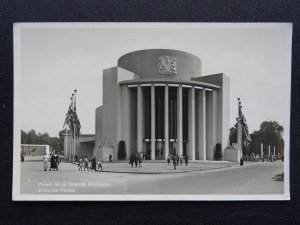 Exposition de Bruxelles PALAIS DE LA GRANDE BRETAGNE 'BRITAIN' c1935 RP Postcard