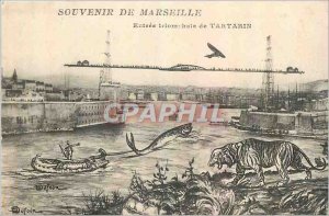 Old Postcard Remembrance Marseille Triumphal Entry Tartarin Sardine Tiger Jet...