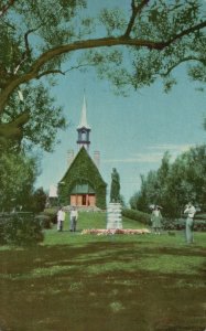 Postcard Memorial Park Evangeline Monument Grand Pre Nova Scotia Canada