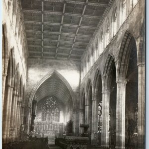 c1920s Boston, England RPPC St. Botolph's Church Cathedral Stump Real Photo A106