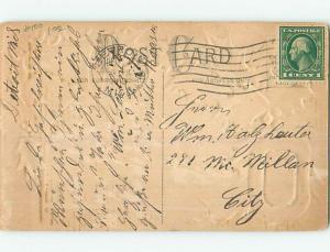 Divided-Back new year SILVER BELLS & WINTER SCENE o4685