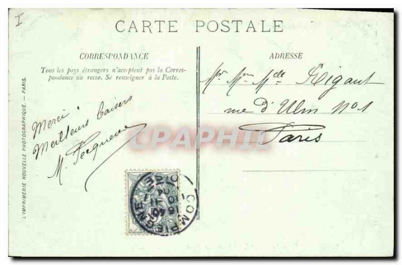 Old Postcard Compiegne Chateau Camp Helpers Salon