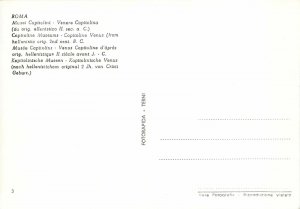 Painting statue Postcard Roma Venere Capitolina