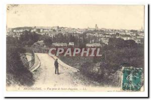 Angouleme Old Postcard View from Saint Ausonia