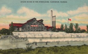 Sugar House in The Everglades Clewiston Florida FL Vintage Postcard c1930