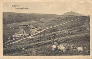 Czech Republic Krkonoše Rennerova Bouda Vintage Postcard 07.56