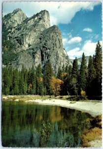 Postcard - Three Brothers, Yosemite National Park - California