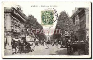 Paris - 9 - Boulevard of the Italians - Old Postcard