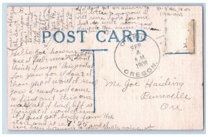 DPO (1906-1912) O'Neil OR Postcard Large Letters A Hint Is Better Than A Kick