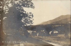 A Bit of Arlington VT c1910 Real Photo Postcard